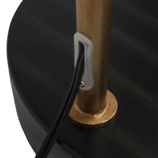 Hello Honey&reg; 5ft. Modern Metal Floor Lamp with Glass Globe Shade {13}