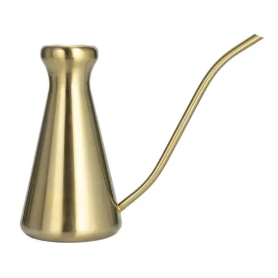 Hello Honey&reg; 11" Brass Finish Stainless Steel Watering Can {9}