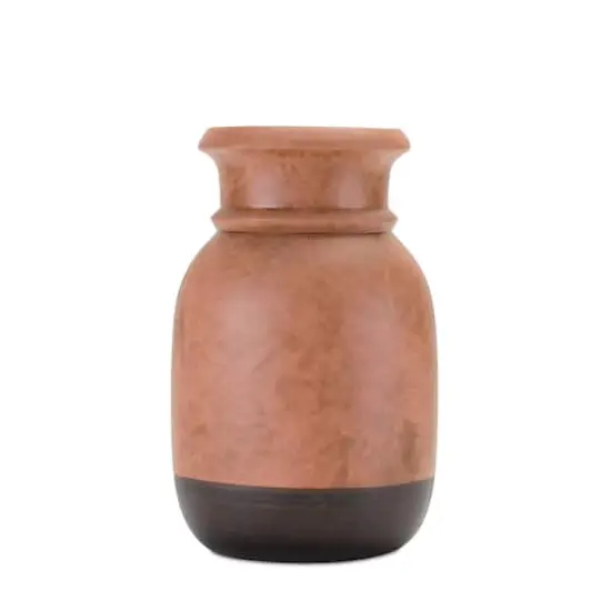 Dual-Tone Ceramic Candle Holder Set, 6" & 8" {3}