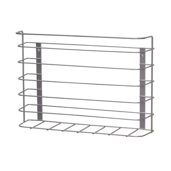 Household Essentials 14.5" Door Mount Cabinet Organizer Silver {1}