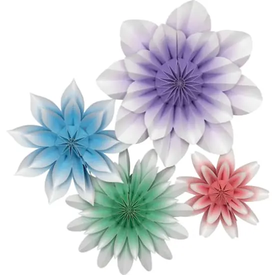 Teacher Created Resources Assorted Blossoms Paper Flowers, 4ct. {1}