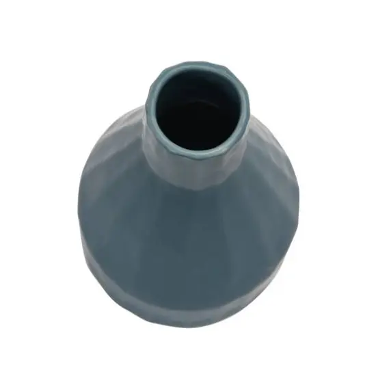 Hello Honey&reg; 9" Slate Blue Ceramic Vase {4}