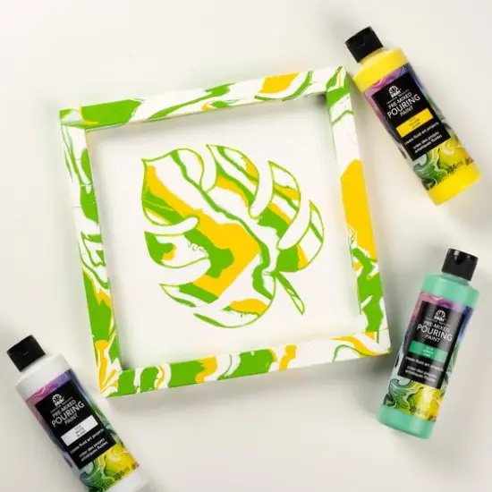 FolkArt&reg; Acrylic Pre-Mixed Pouring Craft Paint 5 Color Set {8}