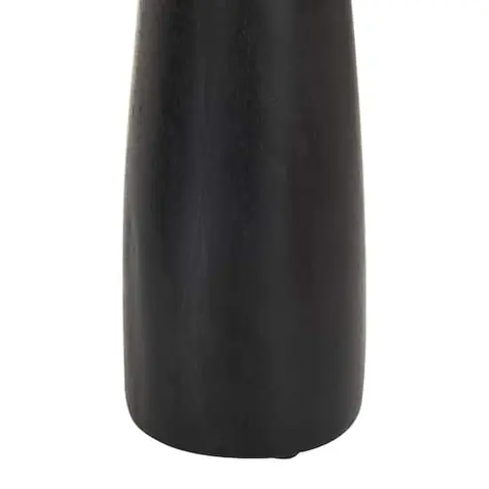 Black Wood Modern Candle holder 10",6",8" {5}