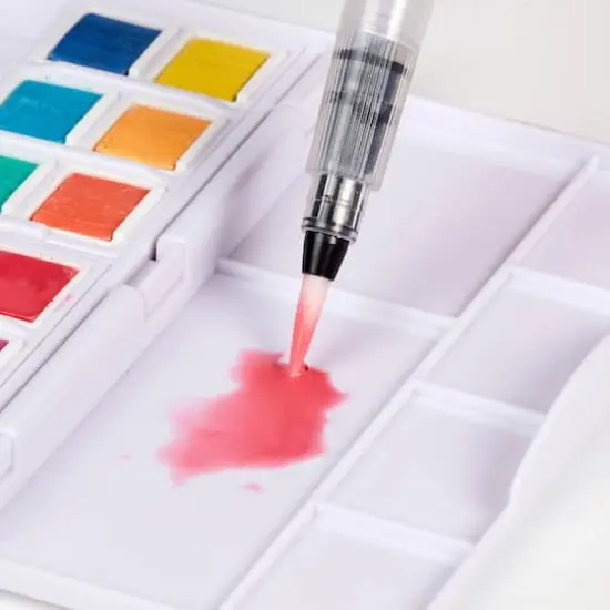 Derwent Pastel Shades Watercolor Paint Pan Set {7}