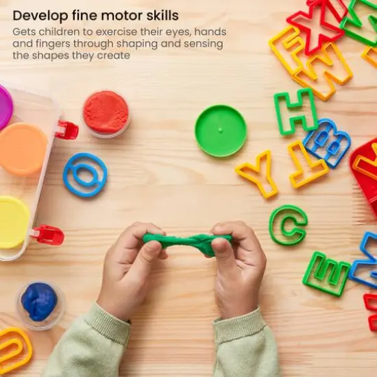 Arteza&reg; Kids Alphabet Dough Kit, 32 pcs {7}