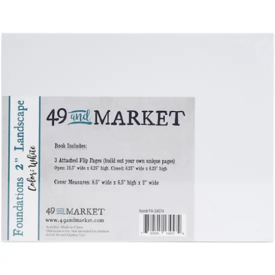 49 And Market Foundations 2" Landscape Album {1}