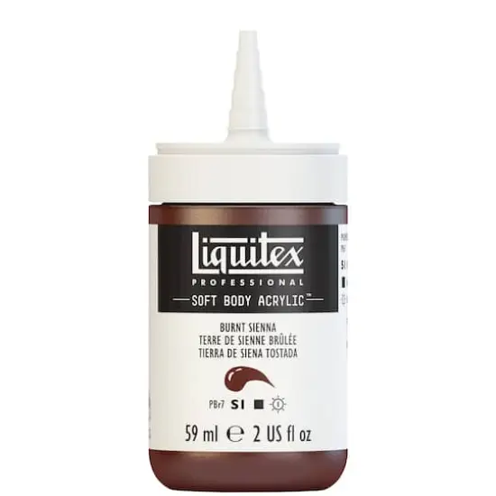 Liquitex&reg; Professional Soft Body Acrylic Bottle, 2oz. Burnt Sienna {4}