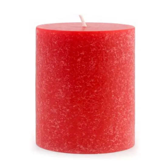 Root Candles Timberline&trade; 4" x 4" Unscented Pillar Candle Red {1}