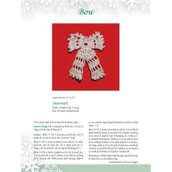 Dover Publications Christmas Ornaments To Crochet {4}