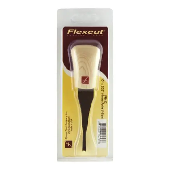FlexCut&reg; Wood Carving Palm V-Tool, 30&deg; x 5/32" {1}