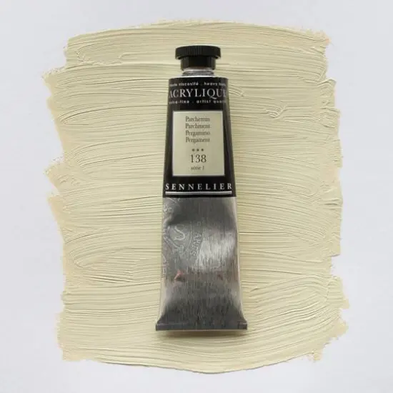 Sennelier Extra Fine Artists' Acrylic Paint, 60mL 138 Parchment S1 {4}