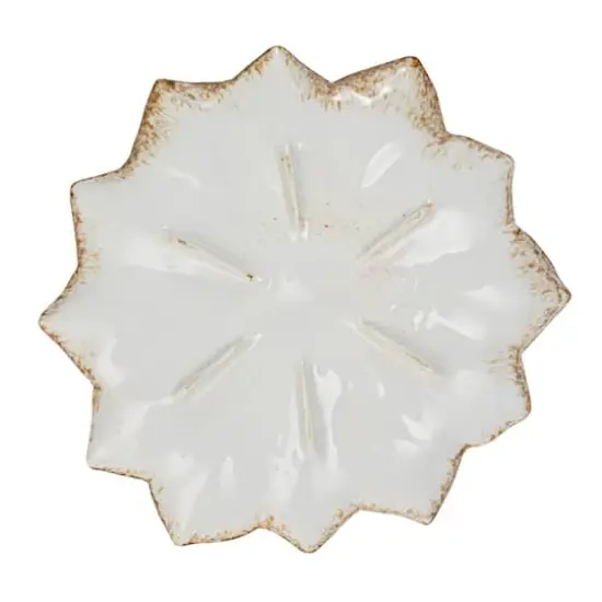 Hello Honey&reg; 10" Multicolor Glaze Stoneware Flower Plate, 6ct. {5}
