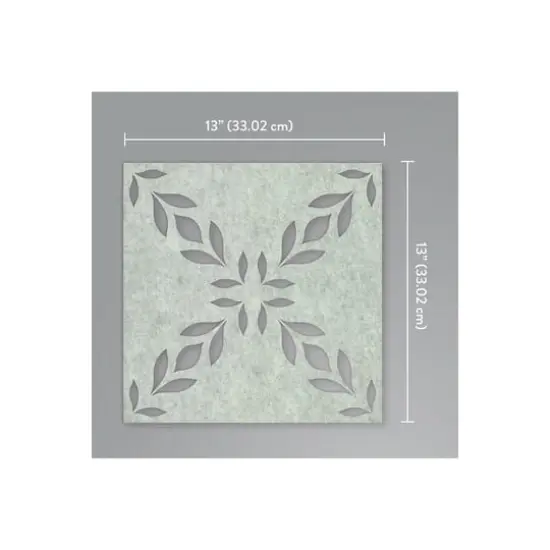 RoomMates White Botanical Trellis Acoustical Peel & Stick Tiles {4}