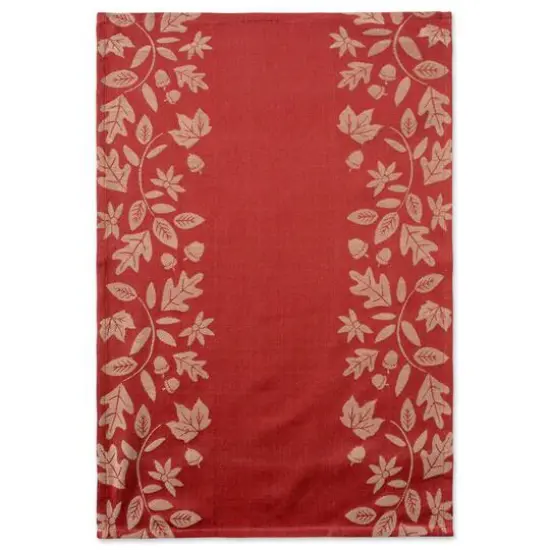 DII&reg; Assorted Fall Harvest Vine Jacquard Dishtowel Set {9}