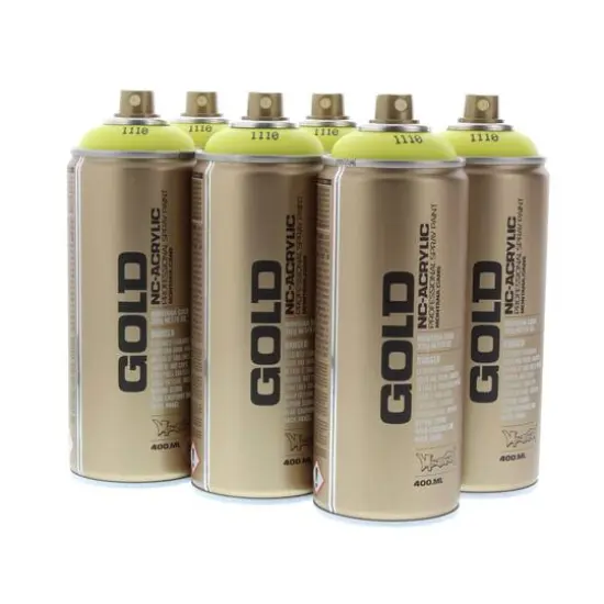 Montana&trade; Gold Acrylic Professional Spray Paint G1110 Brimstone {7}