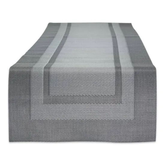 DII&reg; 72" Doubleframe Table Runner Gray {1}