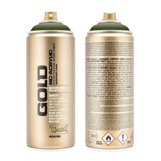 Montana™ Gold Acrylic Professional Spray Paint CL6340 Olive Green {1}