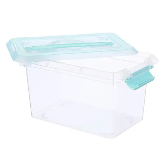 6.2qt. Storage Bin with Lid by Simply Tidy&reg; Mint {4}