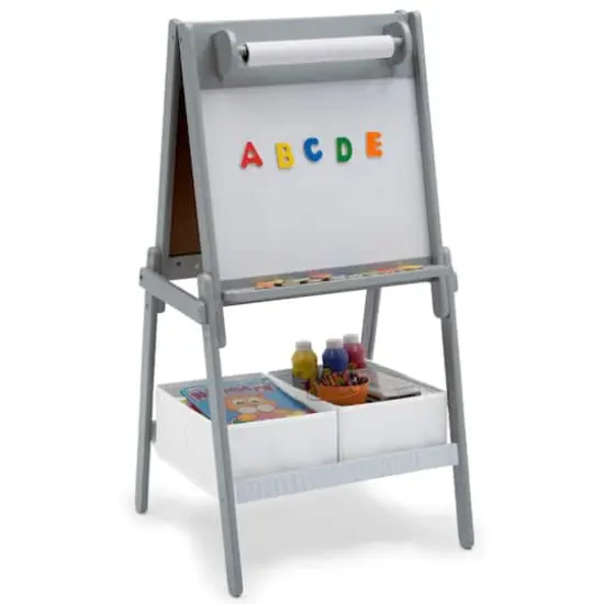 Chelsea Double Sided Storage Easel With Paper & Magnets {4}