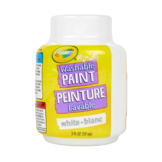 Crayola&reg; 2oz. White Washable Paints, 12ct. {3}