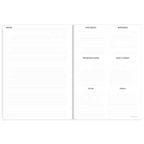 TF Publishing Large Emerald Green Undated Monthly Planner {4}