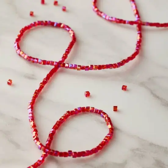 Red Faceted Glass Cube Beads, 2mm by Bead Landing&trade; {3}