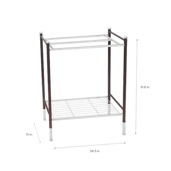 Organize It All Duplex Line Freestanding Towel Rack  {4}