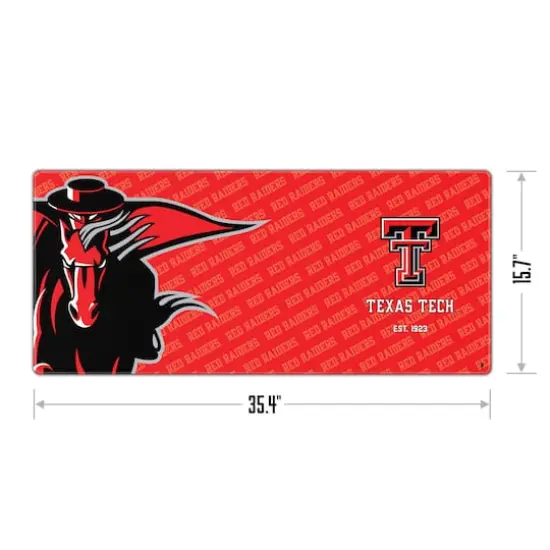 College Football Logo Series Desk Pad Texas Tech Red Raiders {4}