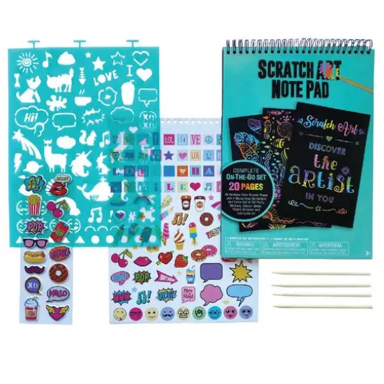 The Bubble Factory Spiral Bound Scratchpad Set {1}