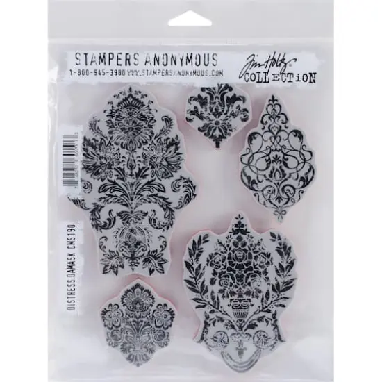 Stampers Anonymous Tim Holtz&reg; Distress Damask Cling Stamps {1}