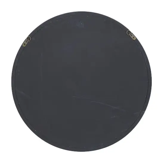 Black Contemporary Wall Mirror, 30" x 2" x 30" {5}