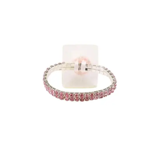 Jam Paper Sophisticated Lady Floral Bracelet Pink {1}