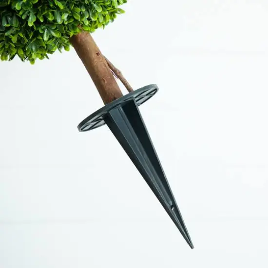 3ft. UV Resistant Double Ball Boxwood Topiaries with Integrated Ground Stake, 2ct. {6}