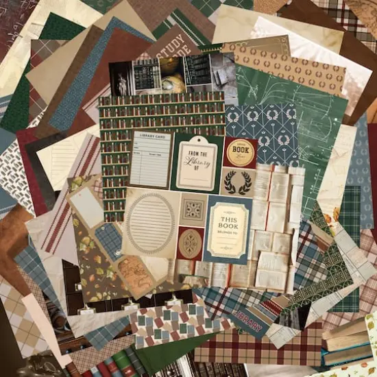 12" x 12" Academia Paper Pad by Recollections&trade;, 180 Sheets {3}