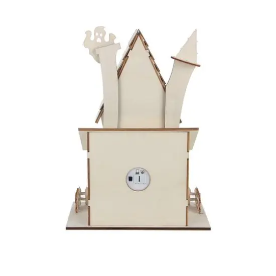 11.25" DIY Ghost House LED Wood D&eacute;cor by Make Market&reg; {5}