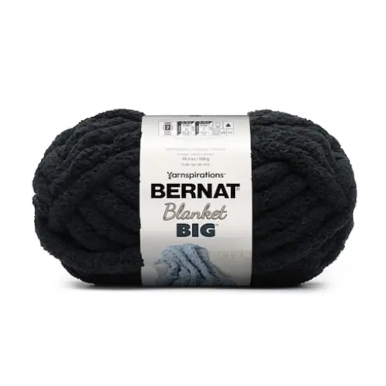 Bernat&reg; Blanket Big&trade; Yarn Black {1}