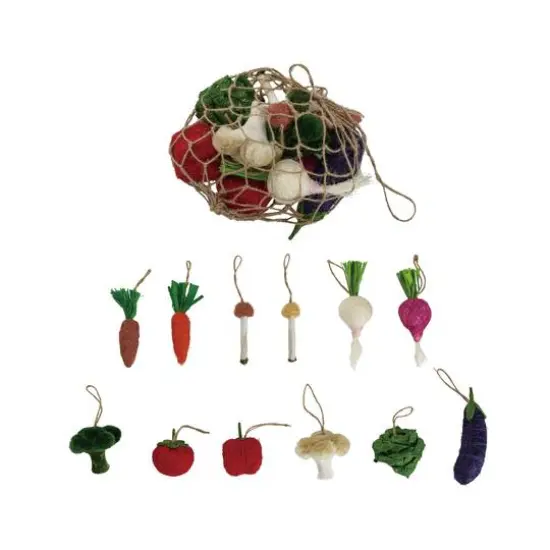 Hello Honey&reg; 13 Pack Vegetable Ornaments {1}