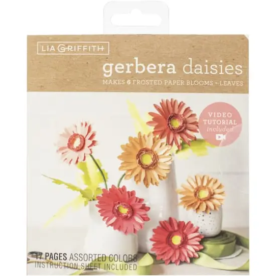 Lia Griffith Paper Stack 6"X6.5" 24 ct. Daisy {1}