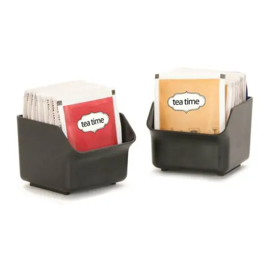 Mind Reader Black 6 Drawer Tea Bag Holder {8}