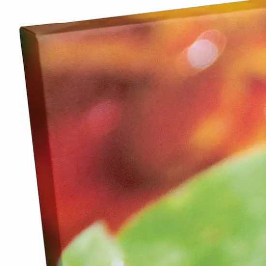 Butterfly On Leaf 24" x 24" Canvas Wall Art {6}