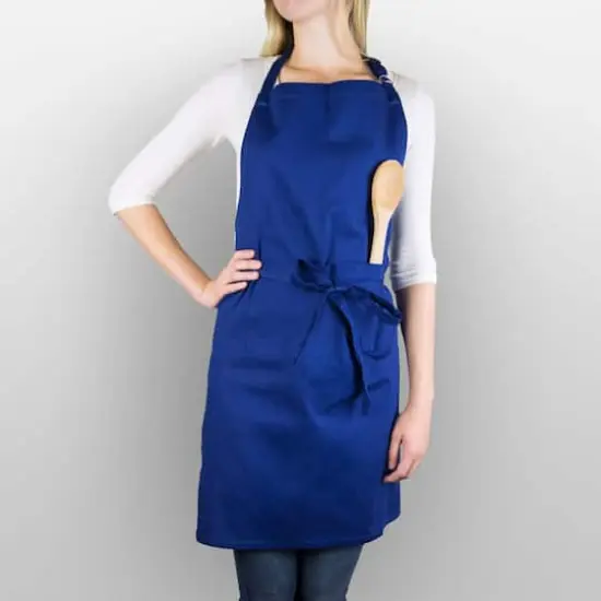 DII&reg; Chino Chef Apron Nautical Blue {5}