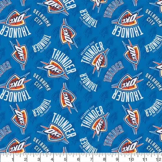 Camelot Fabrics NBA Oklahoma City Thunder Cotton Precut Fabric Bundle {3}