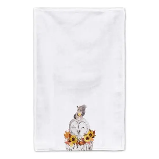 Owl And Squirrel Tea Towel, 2ct. {5}