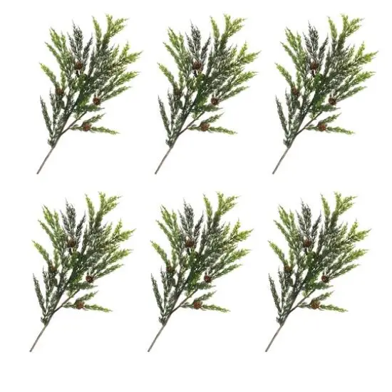 31.5" Pine Leaf & Pinecone Sprays, 6ct. {1}