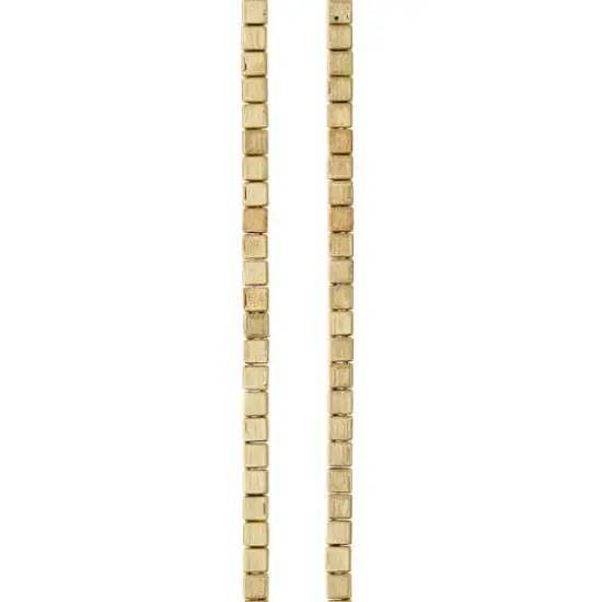 Hamilton Gold Antique Cube Beads, 4mm by Bead Landing&trade; {1}