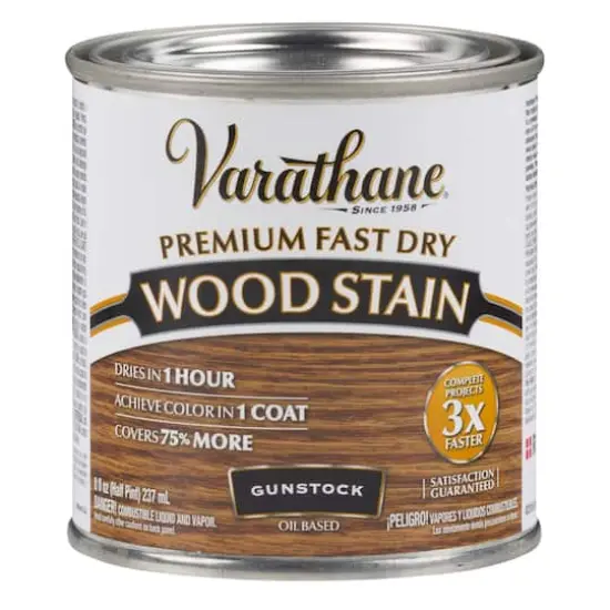 Varathane&reg; 8oz. Premium Fast Dry Wood Stain Gunstock {1}
