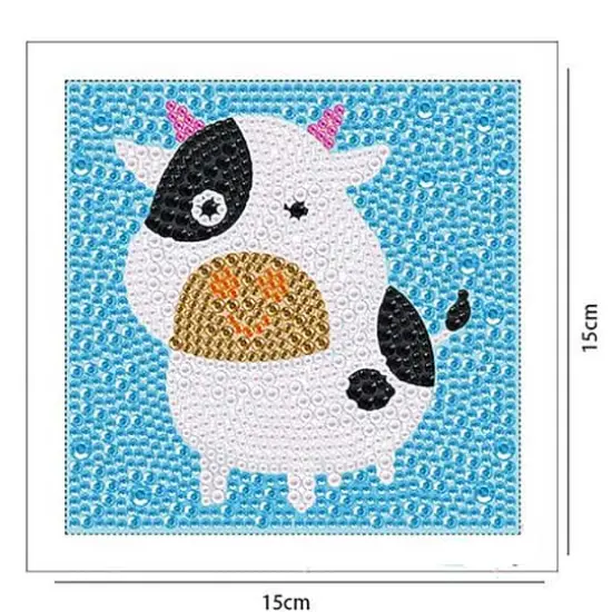 Sparkly Selections Cow Pre-Framed Diamond Painting Kit {3}