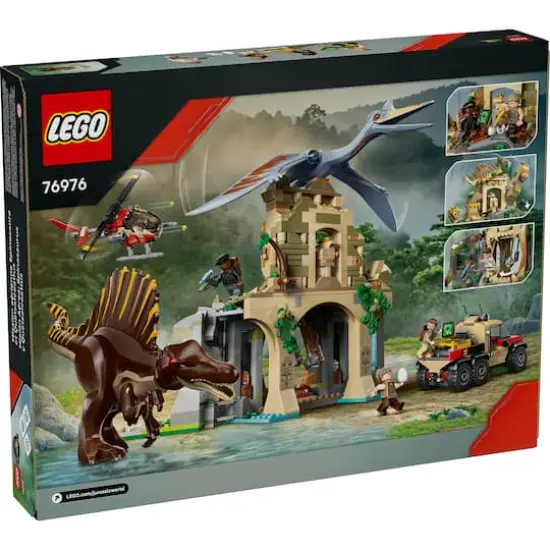 LEGO&reg; Jurassic World Spinosaurus & Quetzalcoatlus Air Mission Dinosaur Toy 76976 {4}