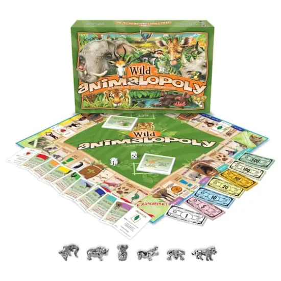 Late For The Sky Wild Animalopoly Game {1}